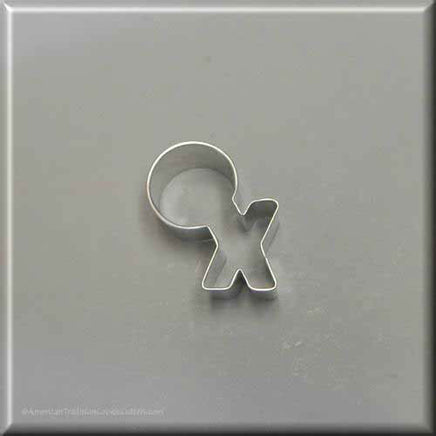2" Mini Hugs and Kisses Metal Cookie Cutter