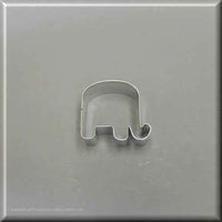 1.75" Mini Elephant Metal Cookie Cutter