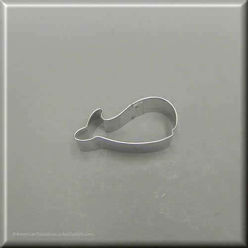 2.25 inch Mini Whale Metal Cookie Cutter