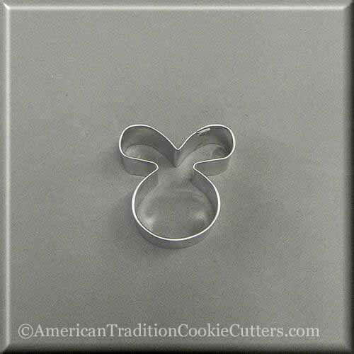 2 inch Mini Easter Bunny Rabbit Face Metal Cookie Cutter