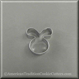 2" Mini Easter Bunny Rabbit Face Metal Cookie Cutter