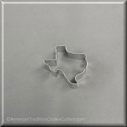 2" Mini Texas Metal Cookie Cutter