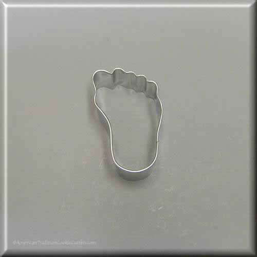 2 inch Mini Right Foot Metal Cookie Cutter