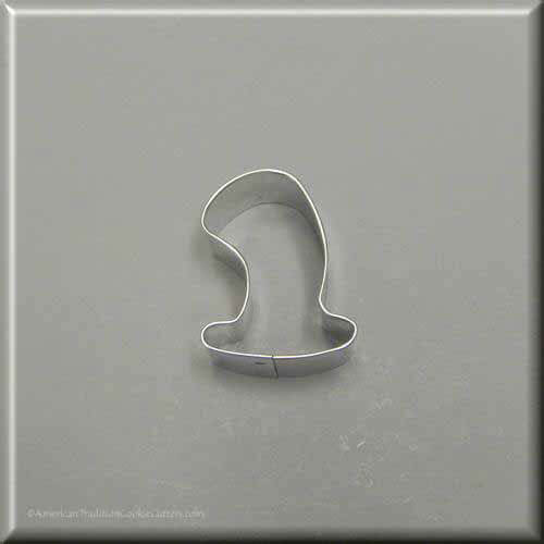 2 inch Mini Floppy Top Hat Metal Cookie Cutter