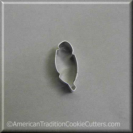 2" Mini Feather Metal Cookie Cutter