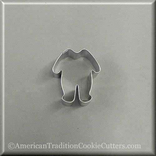 2 inch Mini Footie Pajamas Metal Cookie Cutter